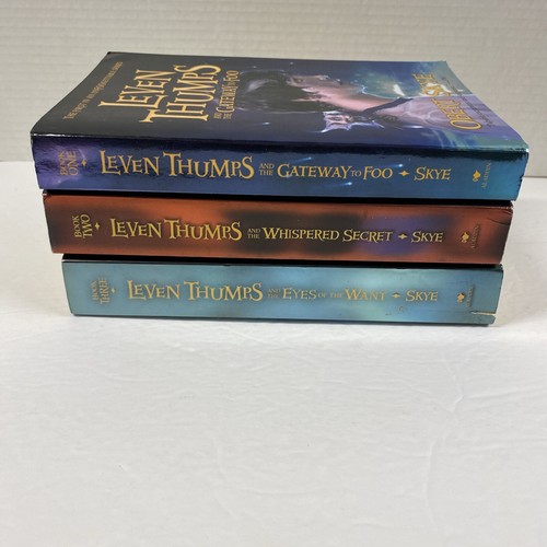 Leven Thumps Series Obert Skye Books 1-3 Lot Chapter Books UnFOOgettable Series - Foto 4 di 18