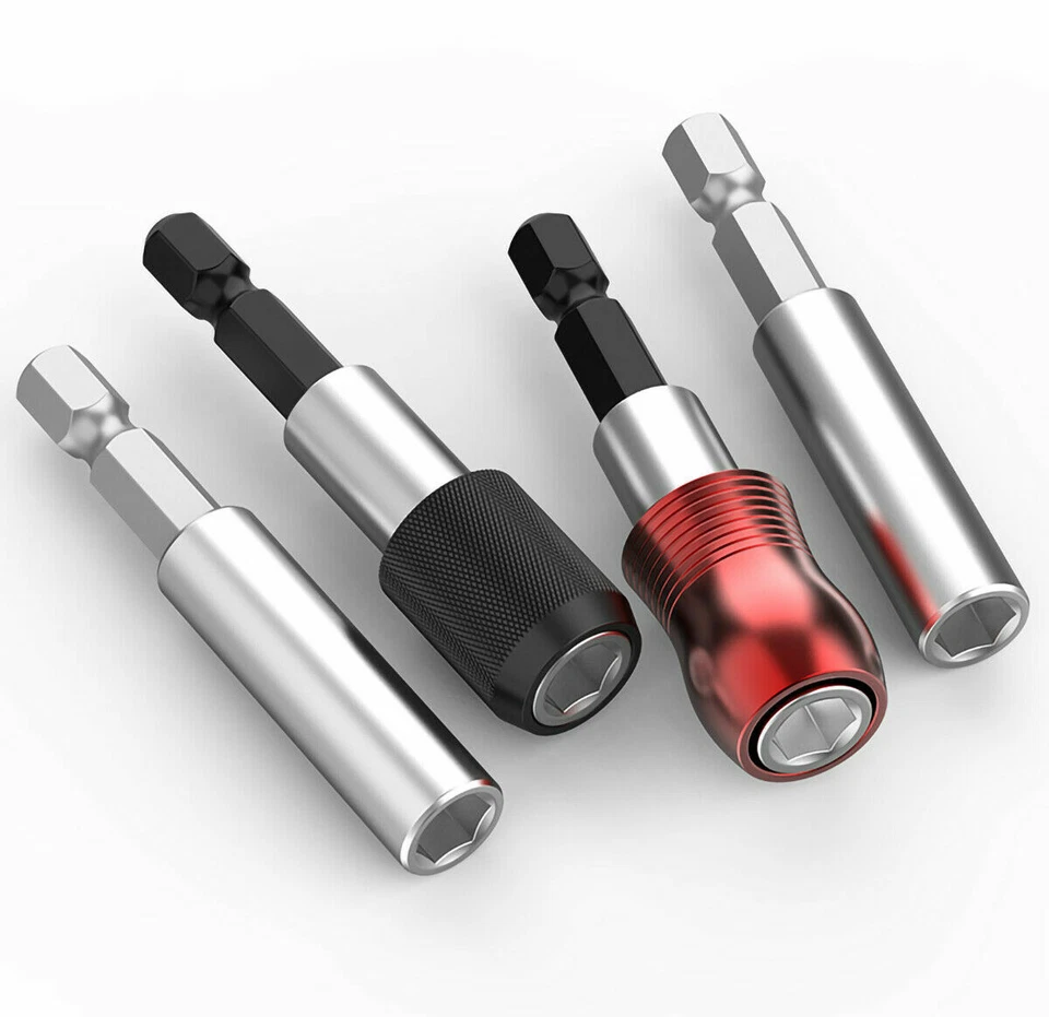 1/4" Magnetic Drill Extension Screwdriver Drive Bits Holder 60/100/150/200/250mm - Image 4 of 4