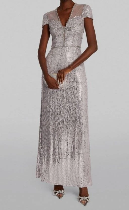 sachin and babi light blue dress Jenny Packham Dresses at Bergdorf Goodman main image 1