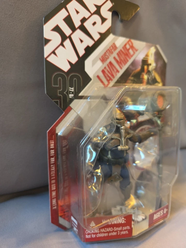 Figura de acción Star Wars Mustafar Lava Miner 3,75" #03 con moneda 30 aniversario Foto 4 de 4