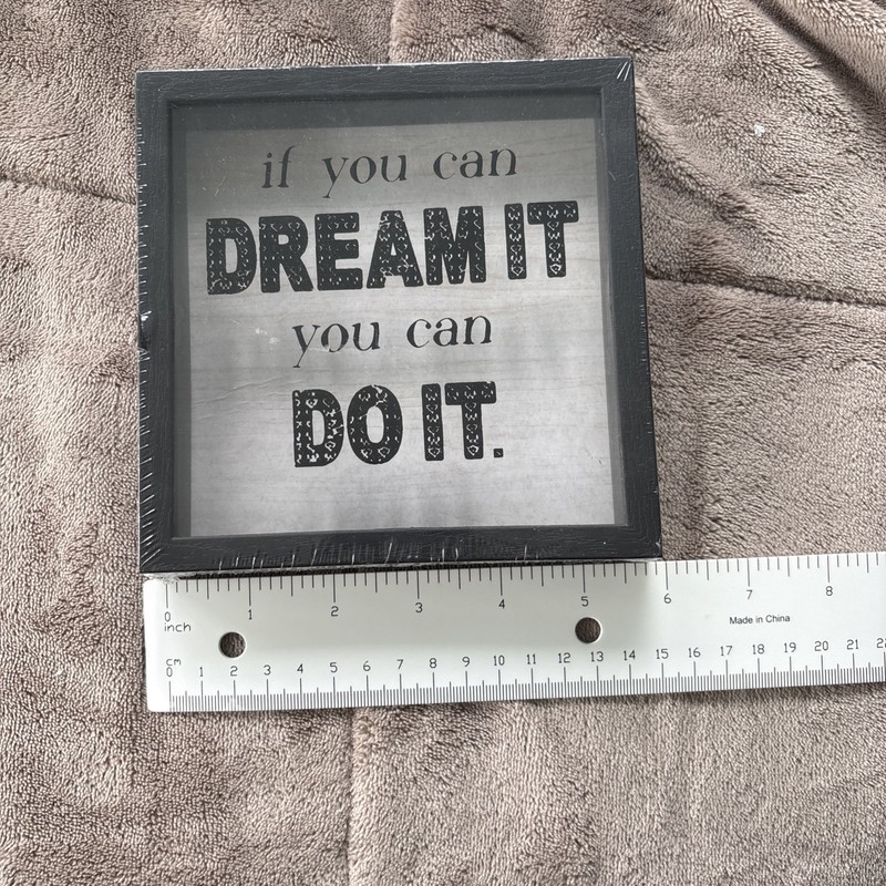 If You Can Dream It You Can Do It Wall Decor