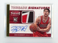 2014-15 Panini Threads Rookie Signatures 65/249 Doug McDermott #17 Auto 2t7