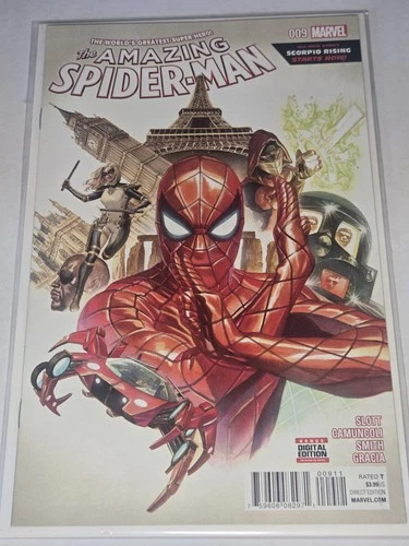 Amazing Spider-Man #9 Vol. 4 1st Print Alex Ross A Cover (2016) Marvel