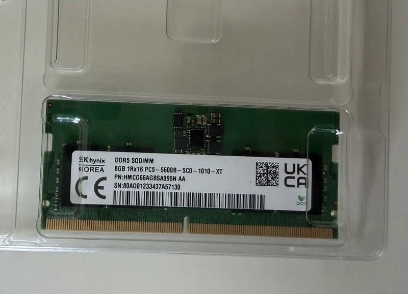 SK hynix DDR5 SO-DIMM 8GB 5600MHz PC5-5600B RAM