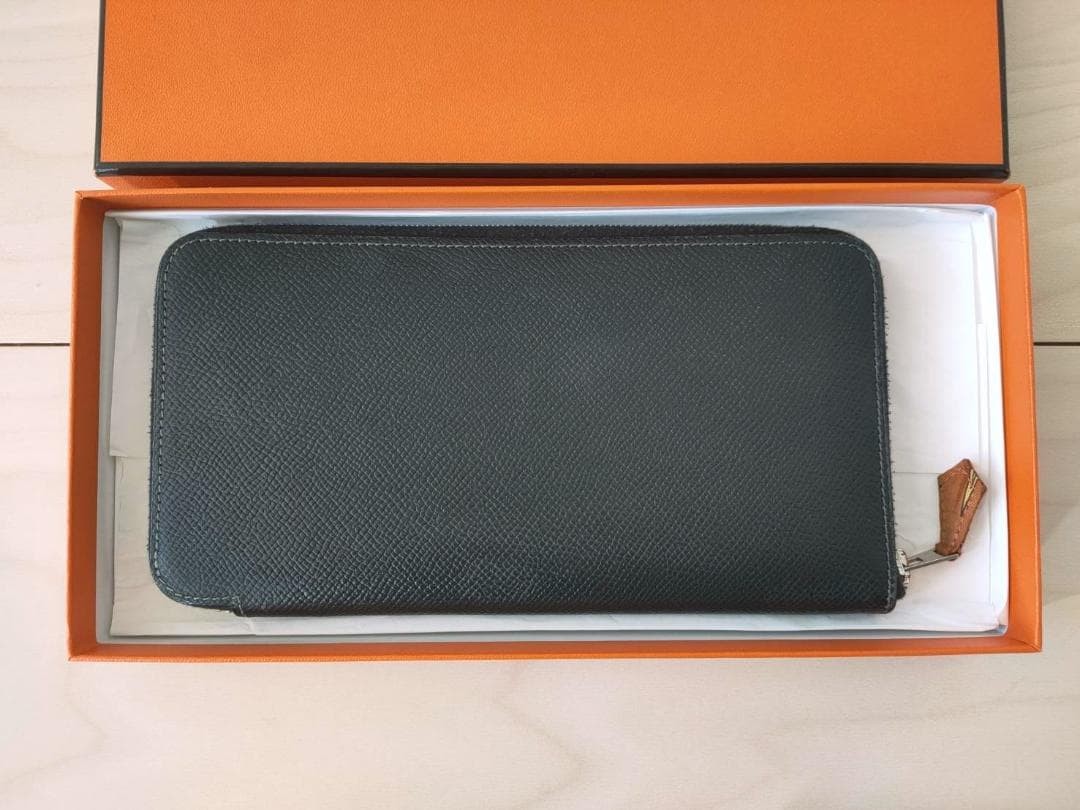 Hermes Azap Silk In Long Wallet 20x11x2cm Black Palladium Box Luxury Edition thumbnail 2