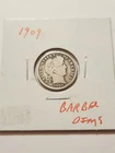 1909 1909 O SILVER BARBER DIMES RARE