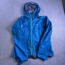 Montbell Storm Cruiser Jacket Women’s Medium Blue Gortex 2328148 Hiking Rain