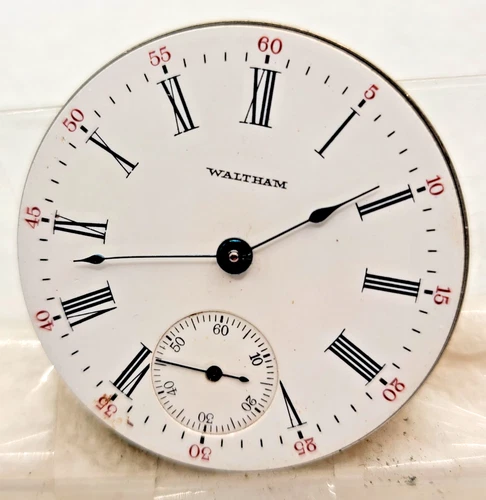 Antique WALTHAM 1908 Open Face  Pocket Watch Movement - 15 J-18 S !RUN !