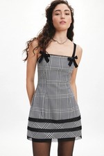 Urban Outfitters Kimchi Blue Lyla Bow Detail Mini Dress Coquette Girly