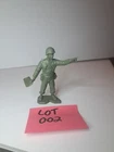 Vintage Marx Gallant Men Toy Soldier Conley Wright Green WWII Toy Soldier 1960s