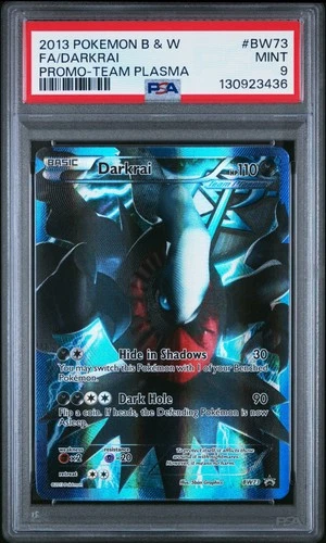 Pokemon Darkrai Promo BW73 Team Plasma Full Art PSA 9 Mint