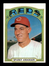 1972 Topps #358 Sparky Anderson MG VGEX X3513189