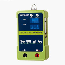 Imagen de KUVOMIXA Electric Fence Energizer Charger 2-3J 100-240V AC 9-14kV 10-15mi