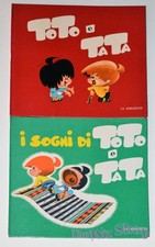 CAROSELLO 2 libri TOTO E TATA di Paul Campani - MOTTA S.p.a. - La Sorgente 1962