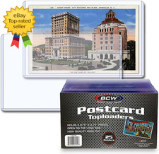 Postcard Top Load Holder - Pack of 25 Toploaders for Cards Hold 5 " X 3 " Postc