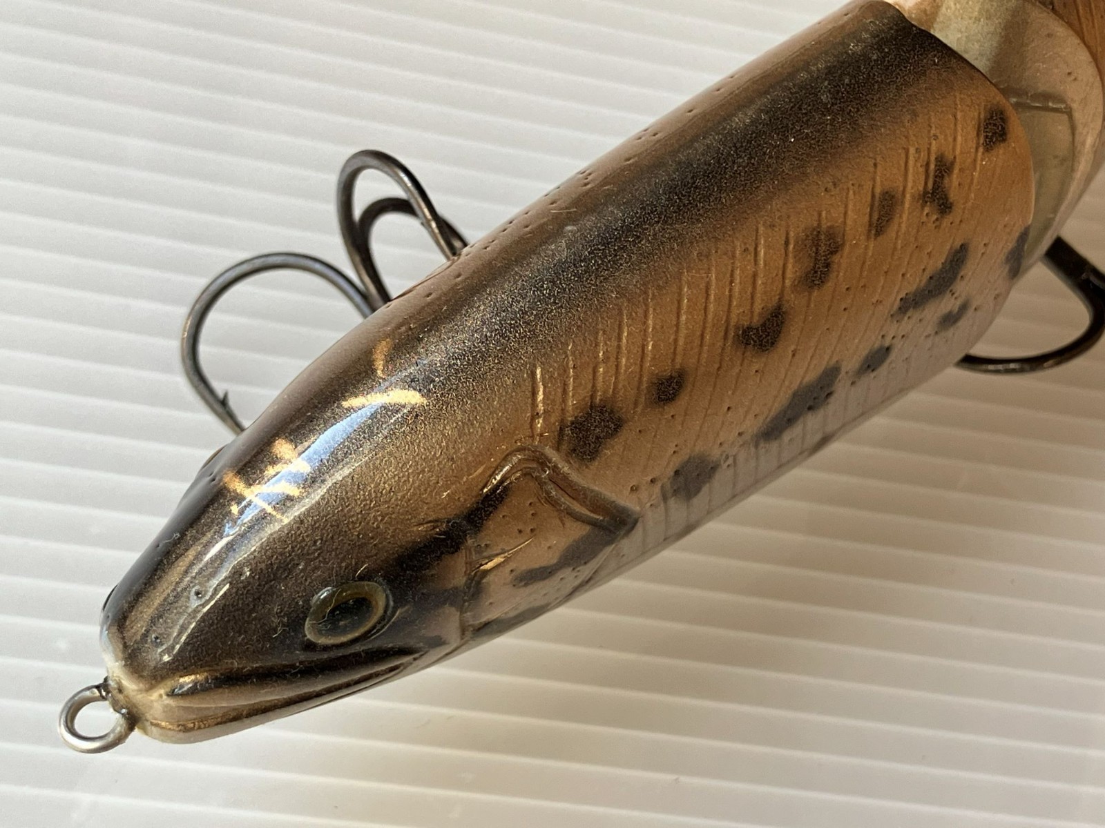 Handmade 3-Jointed Bass Swimbait | Kurouto Lures Japan | Rare Big Bait - Image 5