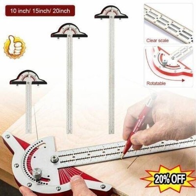 Ultra-Precision-Marking-Ruler-Square-T-Type-Woodworking-Scriber-Measuring-Tool+