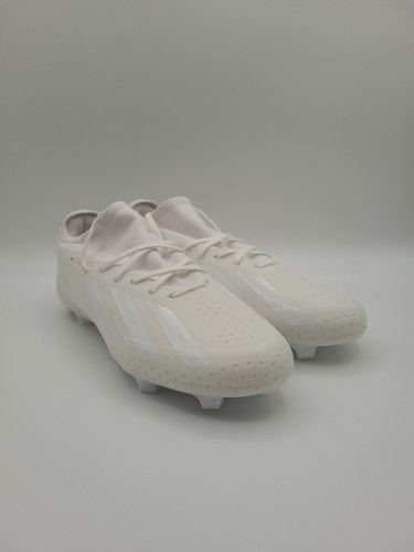 Adidas X Crazyfast.3 FG Men's Size 10 Triple White Soccer Cleats GY7430