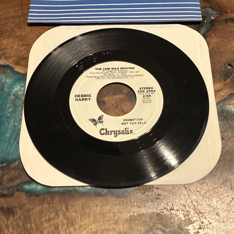 7" Single Vinyl Debbie Harry/ Blondie - The jam was moving US PROMO CHS 2554 Foto 2 de 3