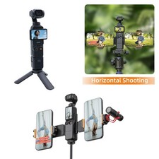 For DJI Osmo Pocket 3 Gimbal Camera Accessories Dual Phone Mount Holder / Tripod