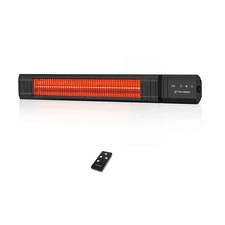 ThermoMate Infared Patio Heater, Waterproof Outdoor Electric Heater, 1500W, 120V