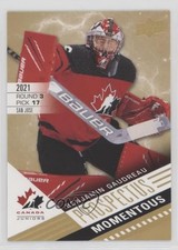 2021 Upper Deck Team Canada Juniors Prospectus Momentous Benjamin Gaudreau 1s4u