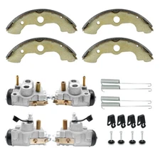 Front Brake Wheel Cylinders & Shoes Kit for Honda Rancher 350 TRX350 2000-2003