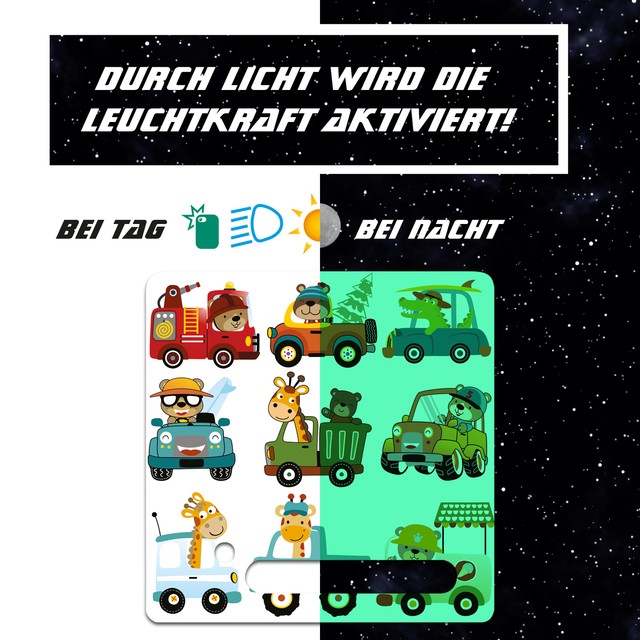 Toniebox Autos Nachtleuchtend Folie Aufkleber Schutzfolie Zubehör Y031 Toniebox Autos Nachtleuchtend Folie Aufkleber Schutzfolie Zubehör Y031