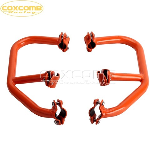 Orange Engine Bumper Guard Rail Crash Bar For Harley PAN AMERICA RA1250/S 21-up - Picture 4 of 9