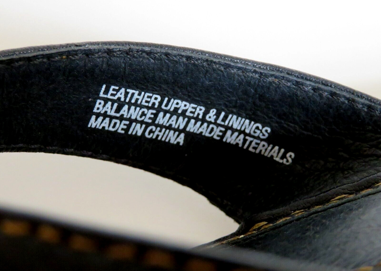 BORN Black Leather Sandals Cork Wedge Heels Slide… - image 13