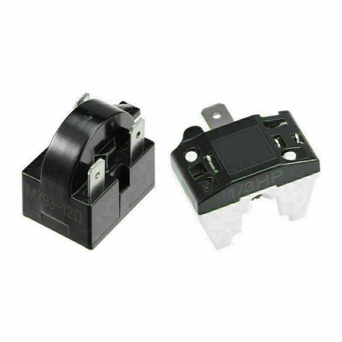 Refrigeradores 12Ω PTC Arrancador Relé y Compresor Sobrecarga Protector Kit Repuesto - Imagen 14 de 16