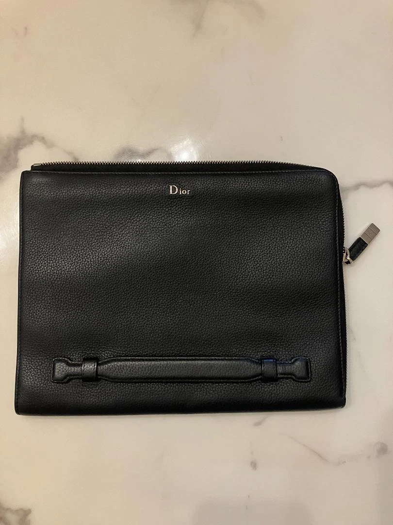 Sac pochette DIOR Dior cuir noir
