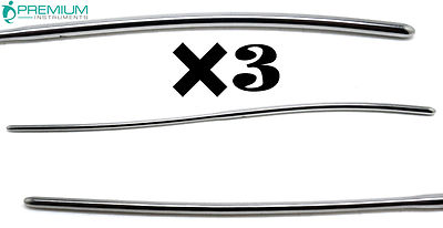 #ad #ad 3× Hegar Uterine Dilators Gynecology 3mm 4mm Ended Surgical Sounds Instruments $20.99