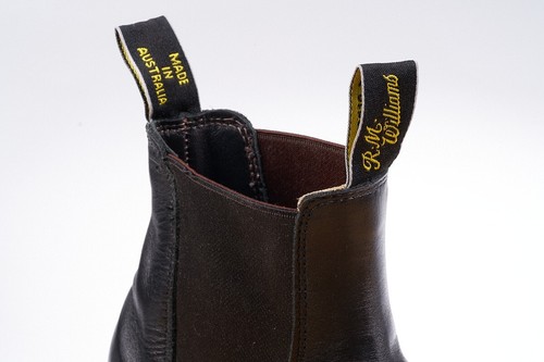 RM Williams Boots, Black Leather, Cuban Heel , Longhorn Sole, Mens Size 7 - Picture 8 of 10