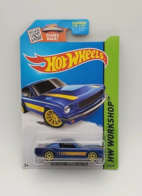 2015 HOT WHEELS '65 MUSTANG 2+2 FASTBACK, #242/250, HW WORKSHOP