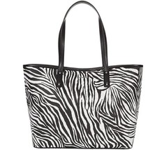 Michael Kors Women's Carter Large Open Tote Bright White/Multi One Size