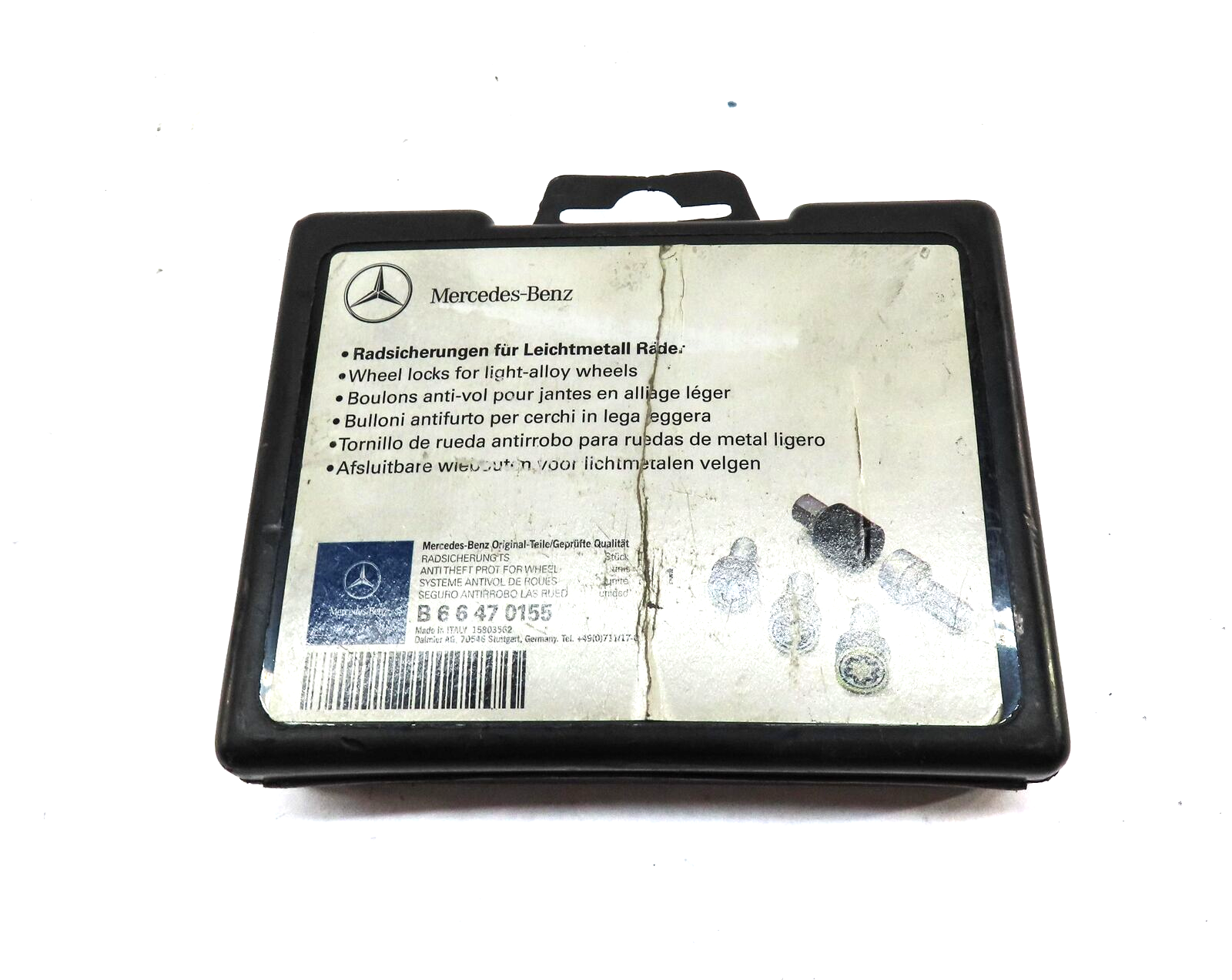 2014 MERCEDES E350 (A207 C207 W207) LUG NUT WHEEL BOLT LOCK & KEY SET