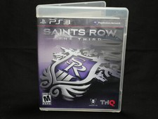 Saints Row: The Third (PS3, Playstation 3, 2011) Complete CIB THQ