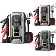 Car Jump Starter with Air Compressor,6000A 12V Lithium Battery Jump Box 150PSI