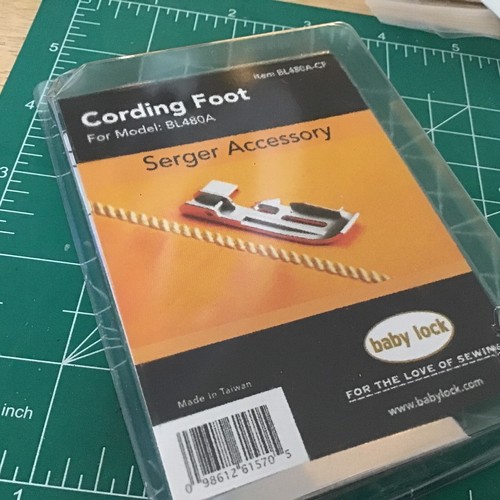 Baby lock Serger Accessory Bl480a-cf For Model Bl480a Cording Foot - Picture 3 of 10