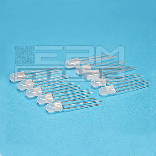 10 pz Led bicolore 5 mm CATODO comune - rosso/verde standard - ART. AF03