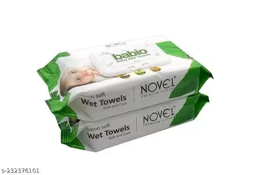 Soft Moisturizing Aloe Vera Baby Wet Wipes Pack With Lid (Pack of 2, 80 sheet)
Opens in a new window