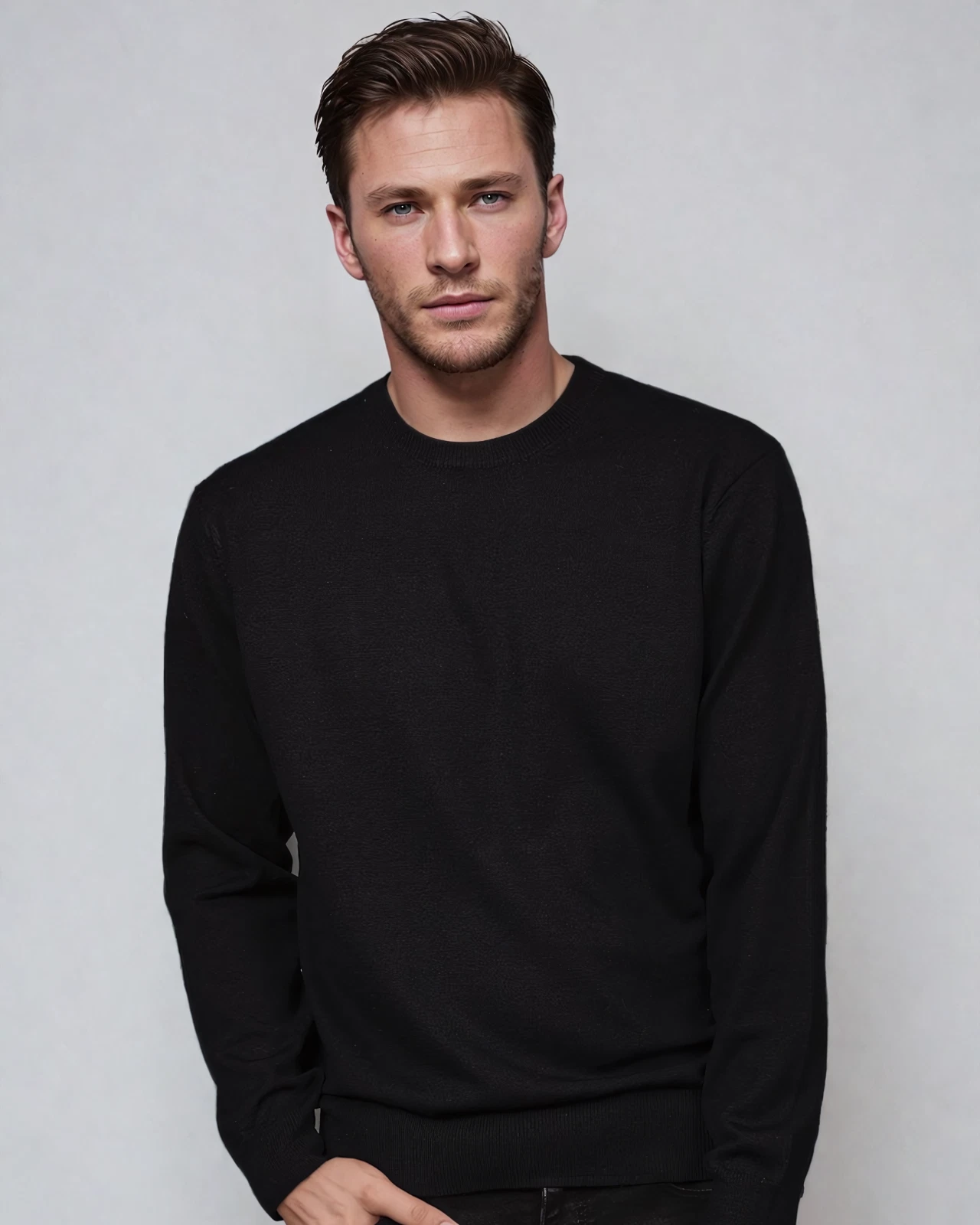 Black Ansett Australia Fine Weight Merino Wool Crew Neck Jumper Sweater
Opens in a new window or tab