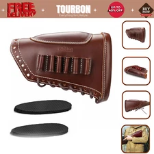 Tourbon Left Shooter Recoil Pad Rifle Cheek Rest Gun Ammo Holder Buttstock Cover