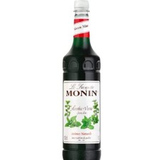 Monin Green Mint 1ltr - Refreshing and Flavorful Syrup - 1 Bottle