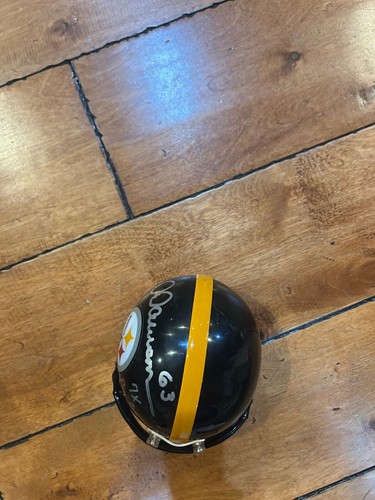 Dermontti Dawson HOF 2012 ++ Signed Auto PITTSBURGH STEELERS Mini Helmet JSA - Picture 16 of 17
