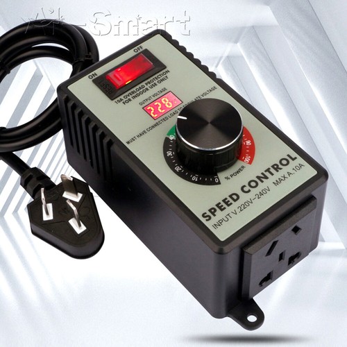 110V/220V Electric Motor Rheostat Variable Speed Controller For Router Fan 4000W - Picture 5 of 27