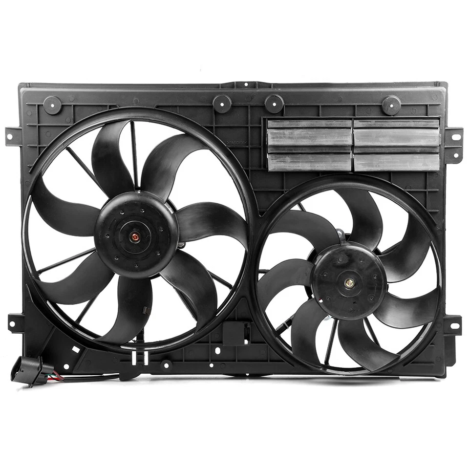 AC Condenser Cooling Fan Kit For 14 Volkswagen Beetle 2011-2013 Volkswagen Jetta - Image 2 of 4