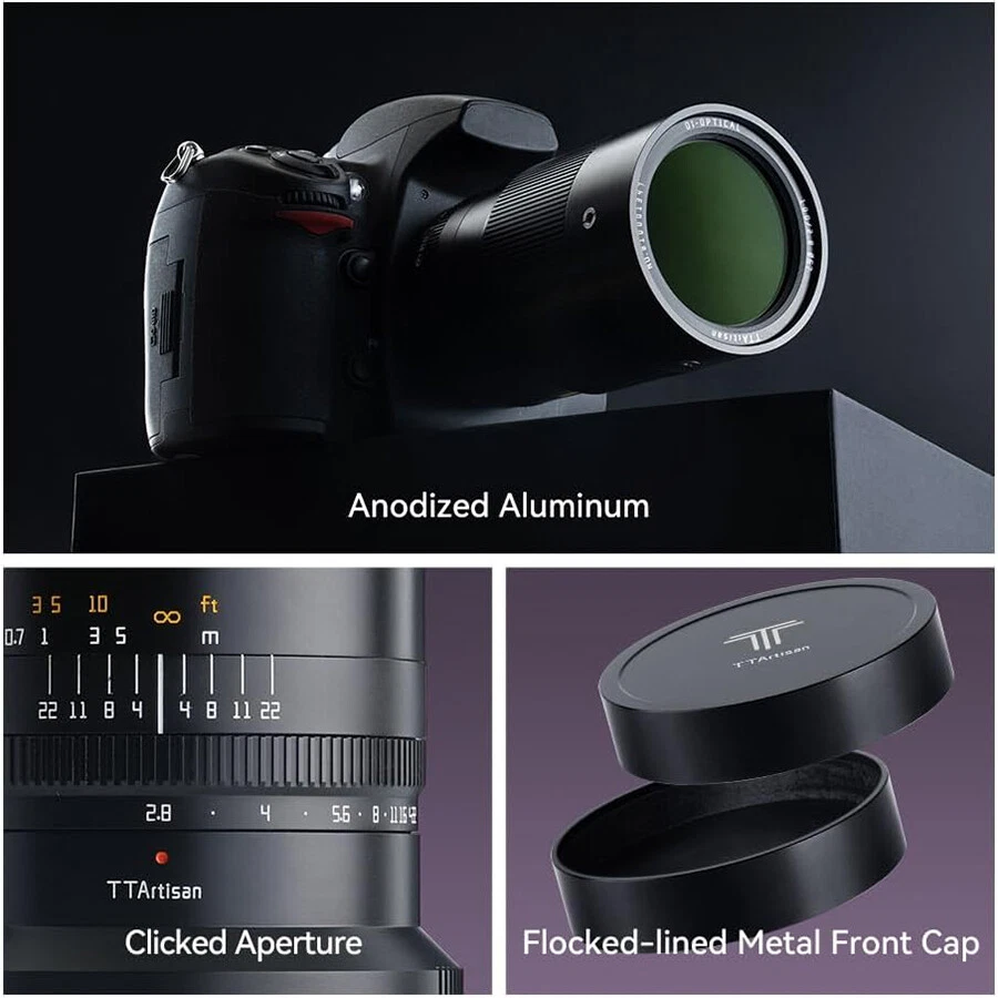 TTartisan 100mm F2.8 Macro 2X Full Frame Lens for Sony Fuji Nikon Canon L-Mount - Image 3 of 4