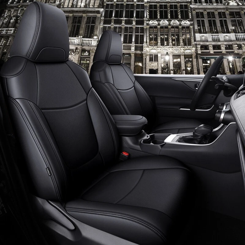 FOR 2009-2024 TOYOTA VENZA MOTOPTES CUSTOM CAR LEATHER COVERS FRONT REAR SEATS - Изображение 2 из 4